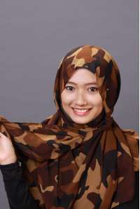 Pashmina Brown Army